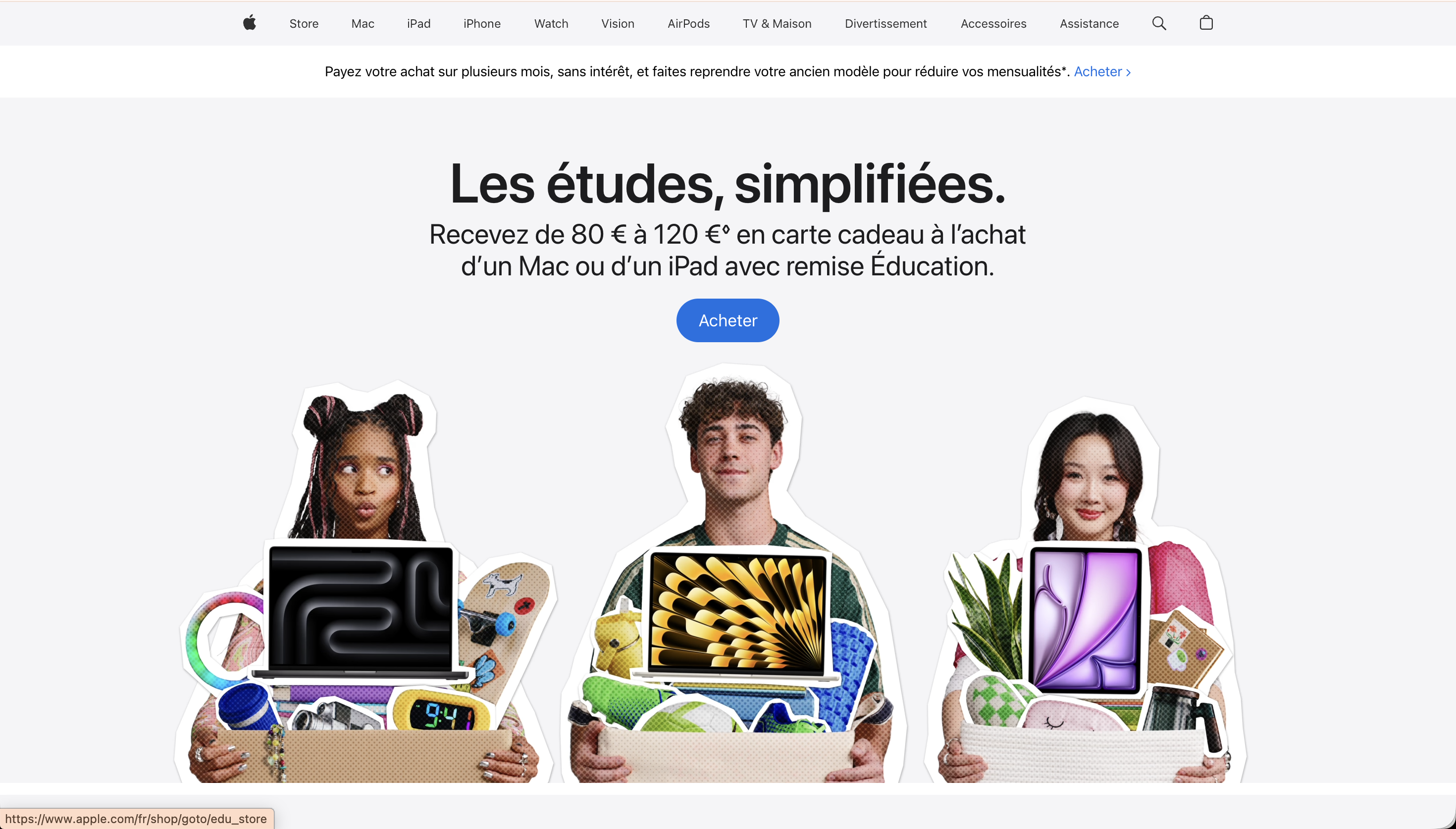 Le site d’Apple, exemple de modernité dégueulasse